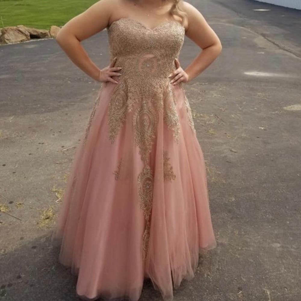 Beaded Pink Dress